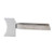 Cylinder & Slide Long Solid Trigger 1911 Aluminum Silver