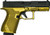 Great Lakes Firearms & Ammo GL19 Striker 9mm Pistol 4" Barrel 15+1 Round Black Slide Gold Frame