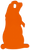 Champion Impact Steel Target 1/4 Inch Prairie Dog Orange