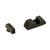 Ameriglo Defoor Sight Set for Glock 42 43 Steel Black