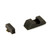 Ameriglo Defoor Sight Set for Glock 42 43 Steel Black