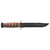 Ka-Bar USMC Fixed Blade Knife 7" Clip Point Blade Brown