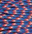 E.L. Wood Braiding Co. Inc. 550 Paracord - 100 ft Red/White/Blue Camo
