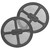 Frankford Arsenal Rotary Tumbler Straining Caps 2-Pack
