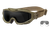 Wiley X Spear Tactical Goggles Tan Frame/Smoke Gray Lens