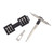 Fix It Sticks Compact Ratchet Locking Hex Drive with 15 Bits and Bracket