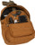 US Peacekeeper Backpack Mustard Brown 12.5x17.5x6