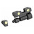 Meprolight Tru-Dot Adjustable Sight Set S&W K, L, N-Frame with Dovetail Red Insert Front Sight Steel Blue Tritium Green