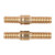 Dewey Thread Adapter Converts 8 x 32 Female to 8 x 36 Male Brass