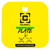Caldwell AR500 5-Inch Square Steel Target Yellow