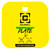 Caldwell AR500 5-Inch Square Steel Target Yellow