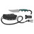 CRKT Minimalist Katana Fixed Blade Knife 3.56" Katana 8Cr13MoV Bead Blasted Blade Resin Infused Fiber Handle Black/Green
