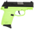 SCCY CPX-1 9mm Luger Pistol 3.1" Barrel 10+1 Round Black Slide Lime Green Frame