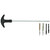 Outers 22 Caliber Pistol Cleaning Kit with Clam Shell Case