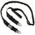 Military Products Warrior 2-in-1 Rifle Sling with HK Snap Hook Nylon Black