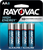 Rayovac 8158T03 AA Alkaline Batteries Silver/Blue 1.5 Volts 2700 mAh Pack of 8