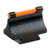 Marble's 0.500 Inch Fiber Optic Front Sight Steel Orange