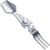 Outdoor Edge ChowLite Spoon/Fork & 3 Tools