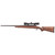Savage Arms AXIS 2 XP Hardwood Bolt Action Rifle 400 Legend 20" Matte Barrel Matte Frame Brown Stock With Scope