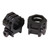 Weaver Tactical 6 Hole Picatinny 1" Scope Rings Matte Black Extra-High