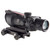 Trijicon ACOG TA31 BAC Rifle Scope 4x 32mm Dual-Illuminated Red Chevron 223 Remington Reticle with TA51 Flattop Mount Matte Black