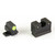 XS Sights R3D 2.0 Suppressor Height Night Sight Green Front Outline - Image 2