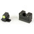 XS Sights R3D 2.0 Suppressor Height Night Sight Green Front Outline
