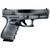 Glock 19 Gen 3 9mm Luger Pistol 4" Barrel 15+1 Round Crushed Silver (Front Serrations, 2 Magazines)