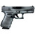Glock 19 Gen 3 9mm Luger Pistol 4" Barrel 15+1 Round Crushed Silver (Front Serrations, 2 Magazines)