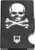 Cobratec RFID Jolly Roger Aluminum Wallet with Money Clip