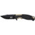 Battenfeld Knives M&P Liner Lock Pocket Knife 3.5" Drop Point 8Cr13MoV Stainless Steel Blade Aluminum Handle Black and Tan