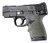 Hogue Handall Beavertail Grip Sleeve Smith & Wesson M&P Shield 45 Green