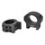 Warne HyperLite 1 Inch Low Scope Rings Matte Gray