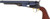44 CAL CHARCOAL BLUED WALNUTCIMARRON 1860 ARMY FLUTED 8" - Image 2