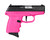 SCCY DVG-1 9mm Luger Pistol 3.1" Barrel 10+1 Round Black Slide Pink Frame (Red Dot Ready)