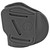 1791 Gunleather 4-Way Holster Right Hand Black (Size 4, Fits Glock 19/23/32)