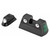 Meprolight Tru-Dot Sight Set CZ 75, 83, 85 Steel Blue Tritium Green