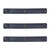 Slate Black Industries M-Lok Grip Panels 3-Slot Slate Grey 3-Pack