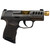 Sig Sauer P365 Gold Bug 9mm Luger Pistol 3.7" Threaded Gold Barrel 10+1 Rounds Distressed Grey Slide Brown Grip