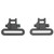 Allen Cast Swivels 1.25 Inch Black