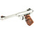 Ruger Mark IV Hunter 22 LR Pistol 6.88" Barrel Satin Stainless (Fluted Bull Barrel, Fiber Optic Front Sight, Target Laminate Grips)