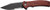 CIVIVI Cogent Pocket Knife 3.47" Burgundy G10 Handle Black Stonewash Blade