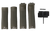 Glock 39843 Backstrap Beavertail Set Battlefield Green Polymer