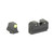 XS Sights R3D 2.0 Handgun Sight Set Glock 19 Suppressor Height Green