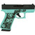 Glock 43X 9mm Luger Pistol 3.4" Barrel 10+1 Round Robin's Egg Blue Rose Frame