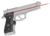Crimson Trace Lasergrips Laser Sight Beretta 92 96 M9A1 Black