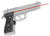 Crimson Trace Lasergrips Laser Sight Beretta 92 96 M9A1 Black