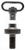 GrovTec 12 Gauge Mag Cap with 1" Push Button Swivel Black