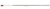 J. Dewey 2-Piece Cleaning Rod .50 cal Nylon Coated - Male Thread 12-28 (Includes Brass Jag & LGBA Brush Adapter)