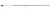 J. Dewey 2-Piece Cleaning Rod .50 cal Nylon Coated - Male Thread 12-28 (Includes Brass Jag & LGBA Brush Adapter)